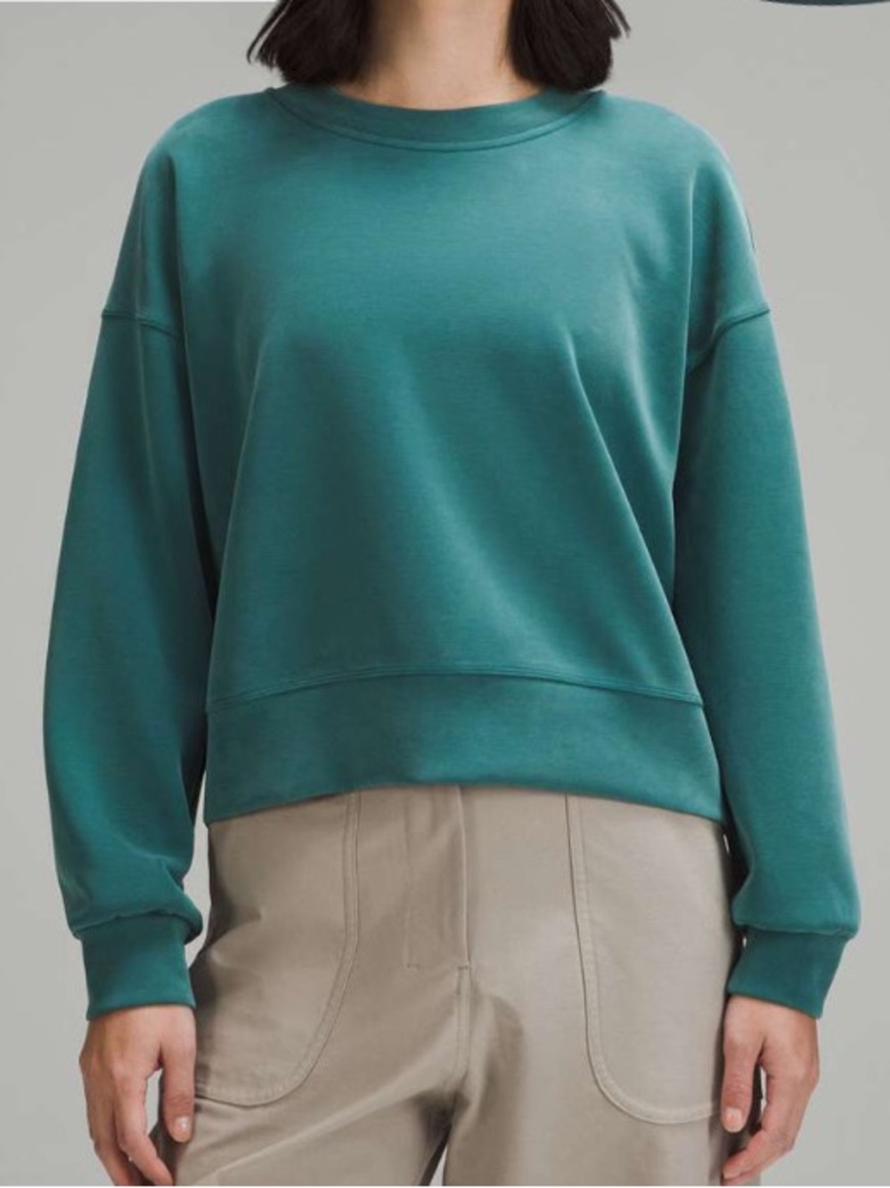 Lululemon Softstreme Crop Crewneck